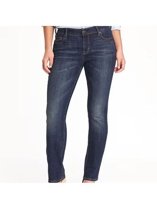Old Navy Denim - Old Navy Curvy Mid-Rise Straight Leg Jean